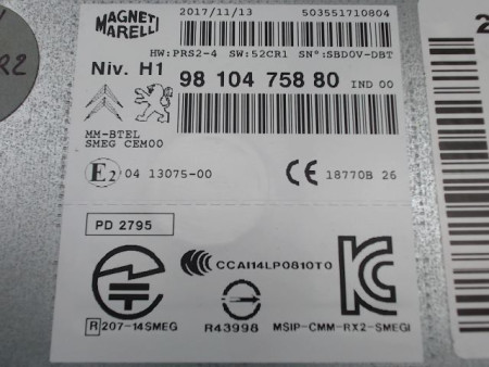AUTORADIO PEUGEOT 308