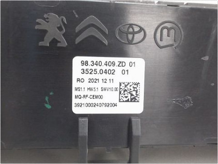 COMMANDE DE CHAUFFAGE CITROEN JUMPY