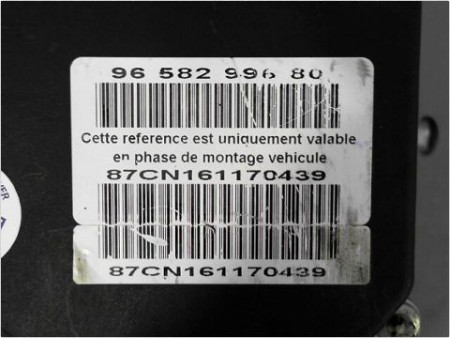 UNITE HYDRAULIQUE ABS PEUGEOT 307 CC 2005-
