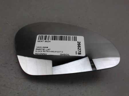 GLACE RETROVISEUR EXT D SEAT IBIZA