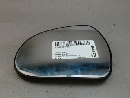 GLACE RETROVISEUR EXT G PEUGEOT 207