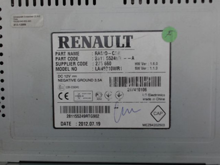 AUTORADIO RENAULT CLIO