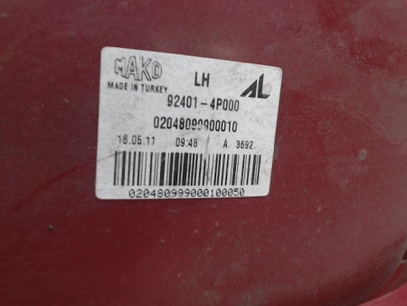 FEU ARRIERE GAUCHE  HYUNDAI I20