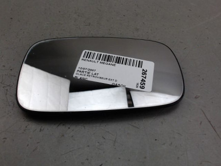GLACE RETROVISEUR EXT D RENAULT MEGANE