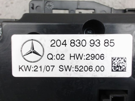 COMMANDE DE CHAUFFAGE MERCEDES CLASSE C