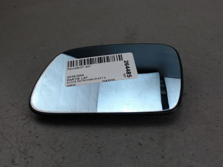 GLACE RETROVISEUR EXT G PEUGEOT 407