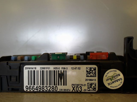 BOITIER GESTION HABITACLE CITROEN C3