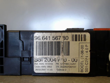 BOITIER GESTION HABITACLE CITROEN C3