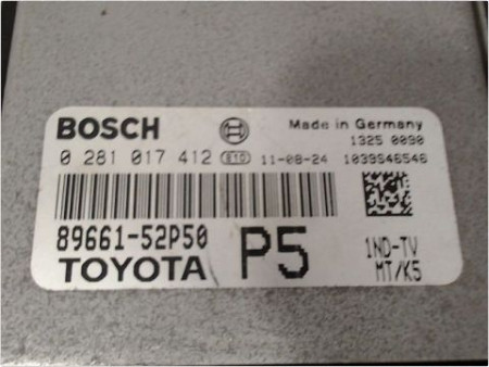 CALCULATEUR MOTEUR TOYOTA VERSO-S