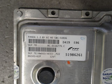 CALCULATEUR MOTEUR FIAT PANDA