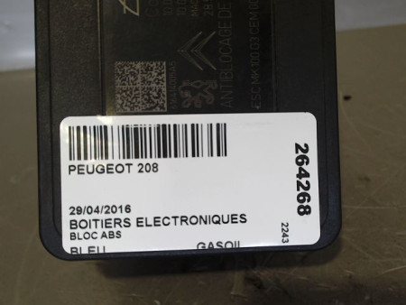 UNITE HYDRAULIQUE ABS PEUGEOT 208