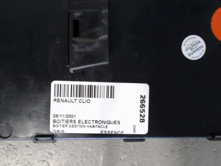 BOITIER GESTION HABITACLE RENAULT CLIO
