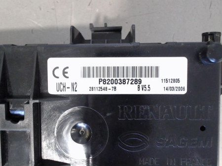 BOITIER GESTION HABITACLE RENAULT CLIO