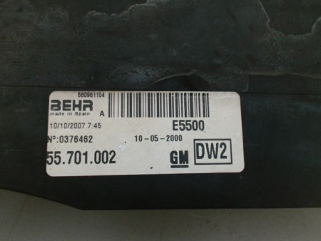 MOTEUR VENTILATEUR RADIATEUR OPEL CORSA