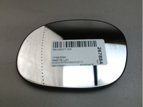 GLACE RETROVISEUR EXT G PEUGEOT 206
