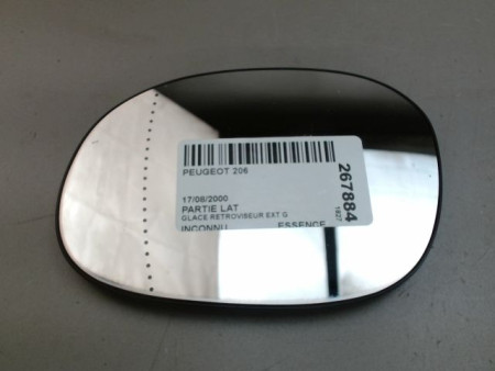 GLACE RETROVISEUR EXT G PEUGEOT 206
