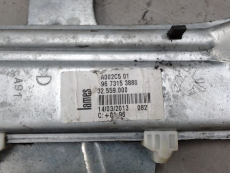 MECANISME LEVE-GLACE ARRIERE DROIT PEUGEOT 208