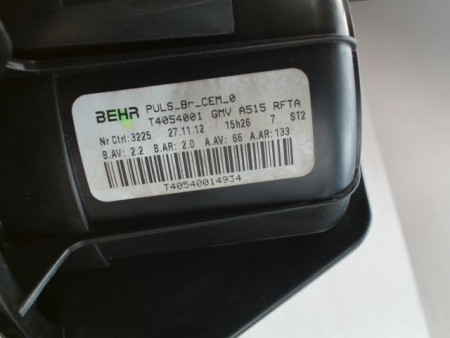 MOTEUR VENTILATEUR CHAUFFAGE CITROEN C3