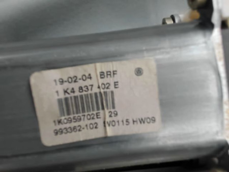 MECANISME LEVE-GLACE AVANT DROIT VOLKSWAGEN GOLF