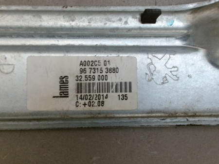 MECANISME LEVE-GLACE ARRIERE DROIT PEUGEOT 208
