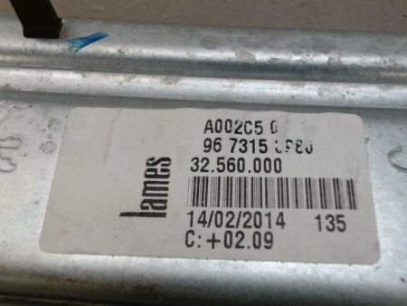 MECANISME LEVE-GLACE ARRIERE GAUCHE PEUGEOT 208