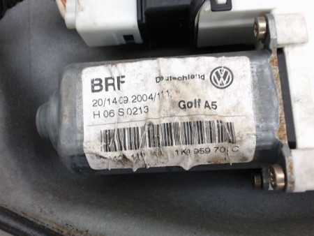 MECANISME LEVE-GLACE ARRIERE DROIT VOLKSWAGEN GOLF