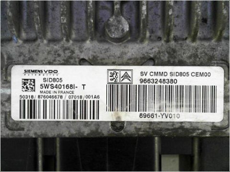 CALCULATEUR MOTEUR PEUGEOT 107 5P