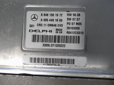 CALCULATEUR MOTEUR MERCEDES CLASSE C