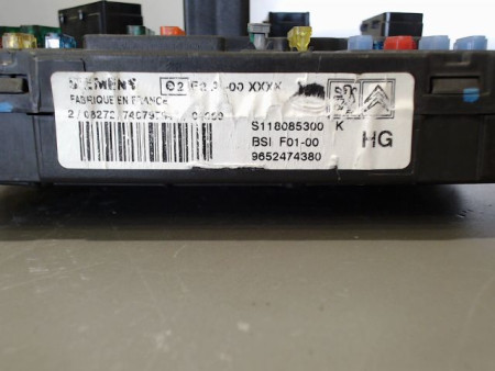 BOITIER GESTION HABITACLE CITROEN C3