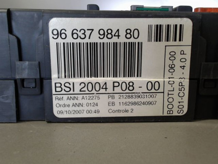 BOITIER GESTION HABITACLE PEUGEOT 207