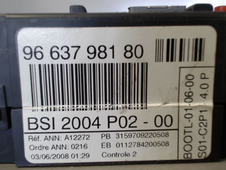 BOITIER GESTION HABITACLE PEUGEOT 308