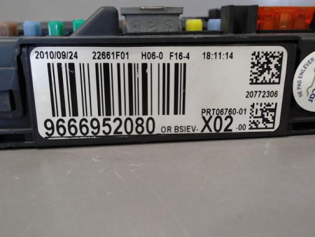 BOITIER GESTION HABITACLE PEUGEOT 207