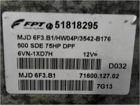 CALCULATEUR MOTEUR FIAT GRANDE PUNTO III 05-13