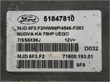 CALCULATEUR MOTEUR FORD KA II 2008-