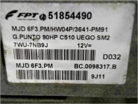 CALCULATEUR MOTEUR FIAT GRANDE PUNTO III 05-13