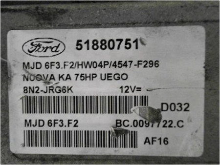 CALCULATEUR MOTEUR FORD KA II 2008-