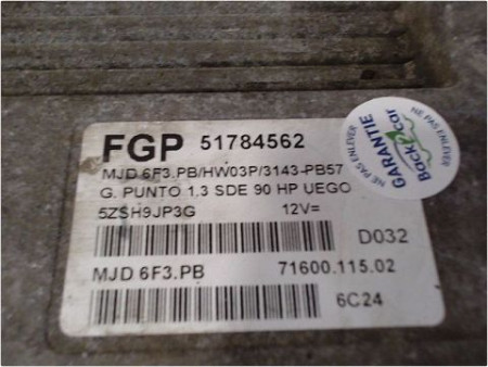 CALCULATEUR MOTEUR FIAT PUNTO