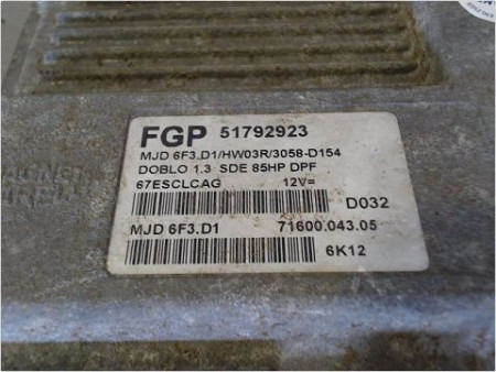 CALCULATEUR MOTEUR FIAT DOBLO