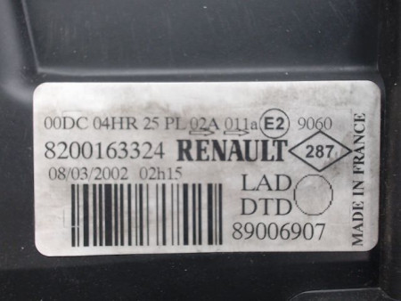 PHARE DROIT RENAULT LAGUNA