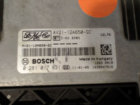 CALCULATEUR MOTEUR FORD FIESTA