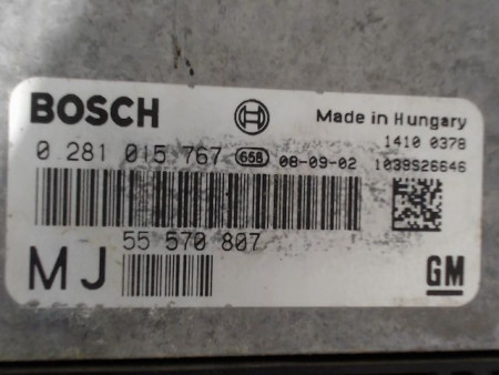 CALCULATEUR MOTEUR OPEL ZAFIRA