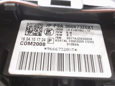 BLOC COMMODOS PEUGEOT 3008