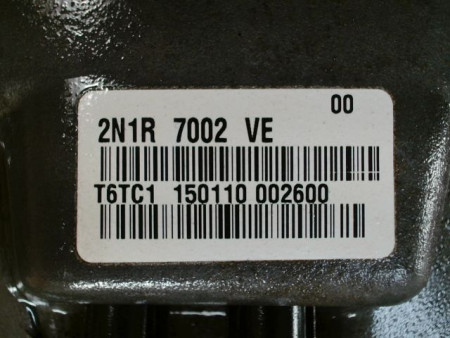 BOITE A VITESSE MECANIQUE FORD FUSION 1.4 TDCi