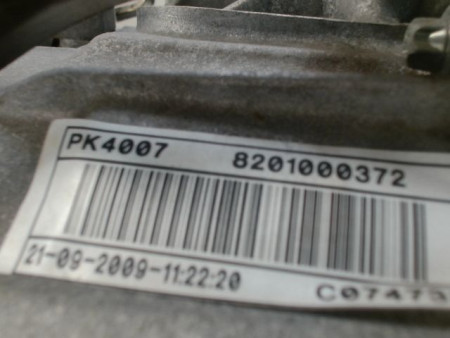 BOITE A VITESSE MECANIQUE RENAULT LAGUNA 2.0 dCi (BT01, BT08, BT09, BT0E, BT0K, BT12, BT1C, BT1D,...