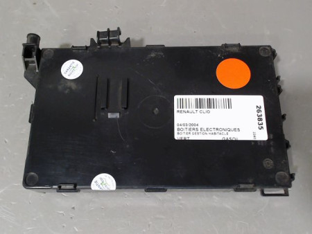 BOITIER GESTION HABITACLE RENAULT CLIO