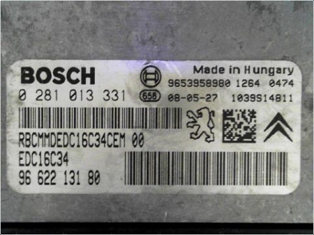 CALCULATEUR MOTEUR PEUGEOT 207 CC 07-15