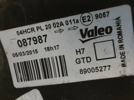 PHARE GAUCHE RENAULT LAGUNA
