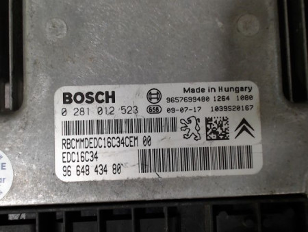 CALCULATEUR MOTEUR CITROEN C3