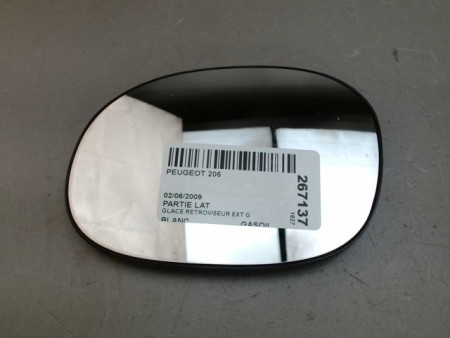 GLACE RETROVISEUR EXT G PEUGEOT 206