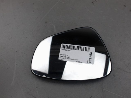 GLACE RETROVISEUR EXT D CITROEN C3